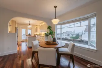 Open floorplan with natural light.