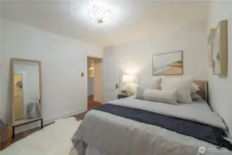 Convenient main-floor bedroom.