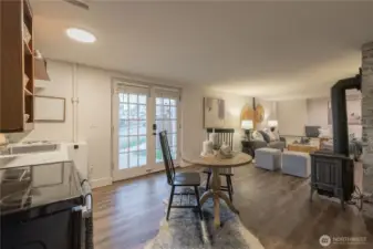 Second kitchen in the lower-level.