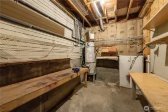 Garage shop. Bonus: enormous garage not pictured.