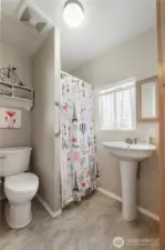 Main floor 3/4 bath.