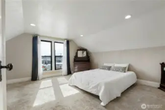 Large upper level bedroom