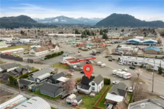 Ideal "heart of downtown" location