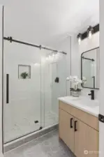 First floor bathroom with shower