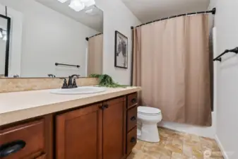 Upstairs shared bathroom.