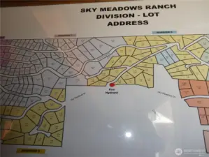 Map of Sky Meadows Ranch