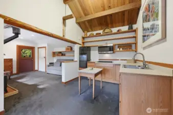 Equipped Kitchen at the Cottage
