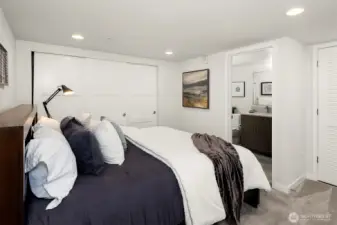Upper level bedroom