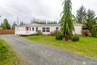 Long driveway plenty of space to park or store an RV  on your own propery off of the cul de sac