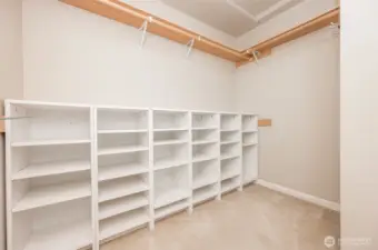 Primary closet