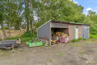 Woodshed and added storage