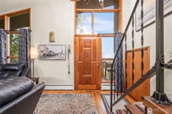 Looking back toward front door
