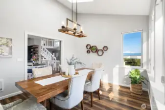 An open floor plan, formal dining room, and a kitchen designed to impress—Thermador gas cooktop, Café oven, custom cabinets, and luxe quartz counters. You’ll love hosting here.