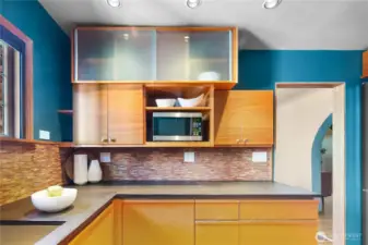Upper cabinets custom made. Upper cabinets custom made.