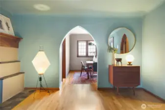 Oak floors refinished in 2019.