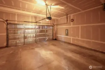 Double car garage.