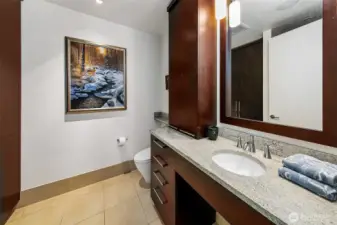 guest bath with shower