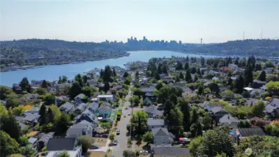 Not far from downtown Seattle