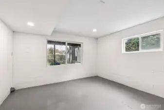 Den/office/bedroom downstairs could be turned into whatever you like.