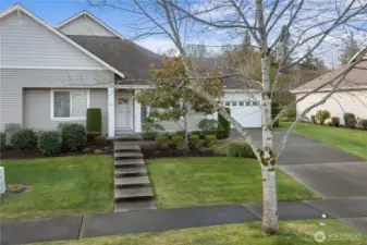 Front Yard Maintained by HOA