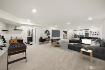 lower fam rm, Virtually staged