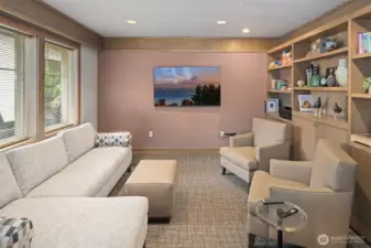 Club House - Library and TV Room