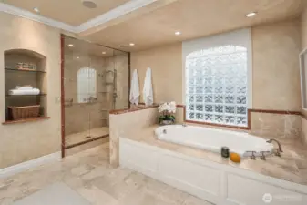 Spa bath in Primary Ensuite.