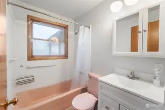 Partially updated full bath