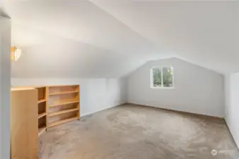 Stand tall in bonus room with elevated ceiling