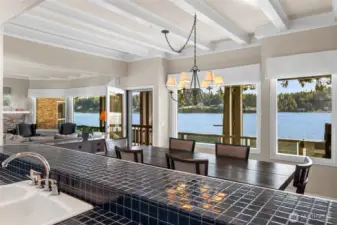 All the views from the kitchen on main floor