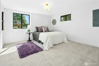 Fourth bedroom on the daylight level. With some imagination, maybe transform the lower level to an ADU...