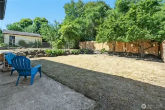 Enjoy the peaceful, enclosed backyard - nice, level and very spacious! Some new fencing too!