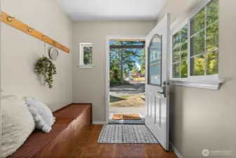 Front entryway.