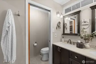 Ensuite primary bathroom.