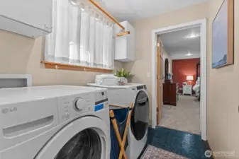 Laundry room on main floor.