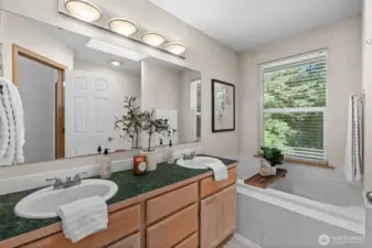 Ensuite full bathroom on second floor.