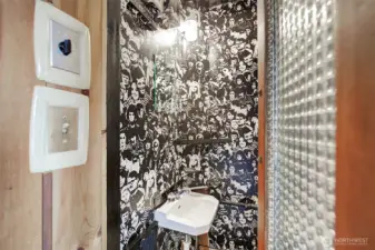 Quirky half bathroom