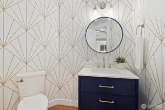 Powder bath on main floor