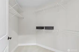 Large walk-in closet primary