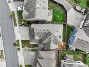 Aerial view of home