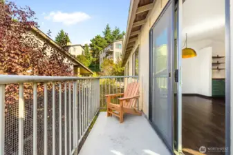 Private balcony