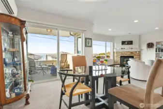 Dining area with room for a hutch