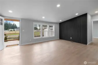 Stylish Soundboard accent wall