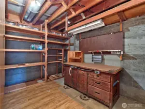 Shop/starage area in basement.