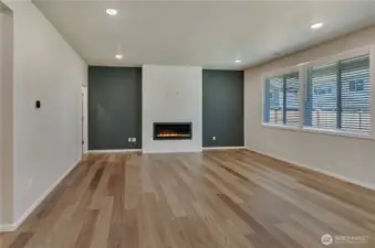 Photos are taken of a Shelby plan previously built in the community.