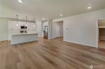 Photos are taken of a Shelby plan previously built in the community.