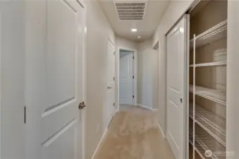 Photos are taken of a Shelby plan previously built in the community.