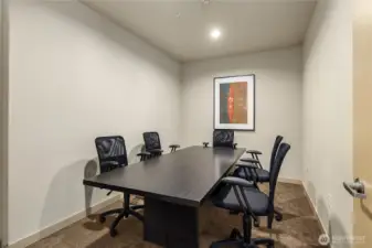 A quiet business center provides a convenient work-from-home alternative within the community.