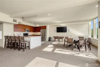 Spacious owner amenities create extra room to entertain beyond the walls of home.