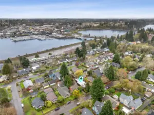 Close Proximity to the Budd Inlet and Capital Lake